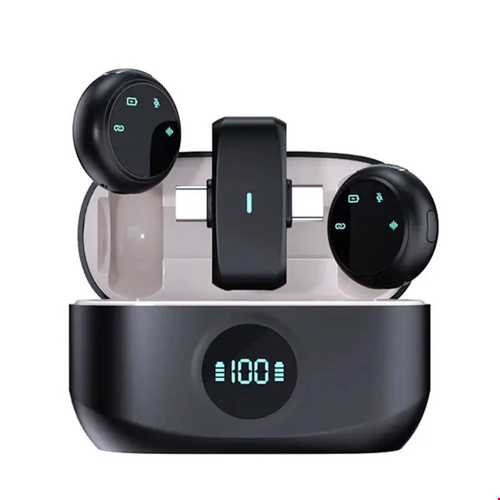 میکروفون یقه ای بی‌سیم K31 Pro دو کاربره