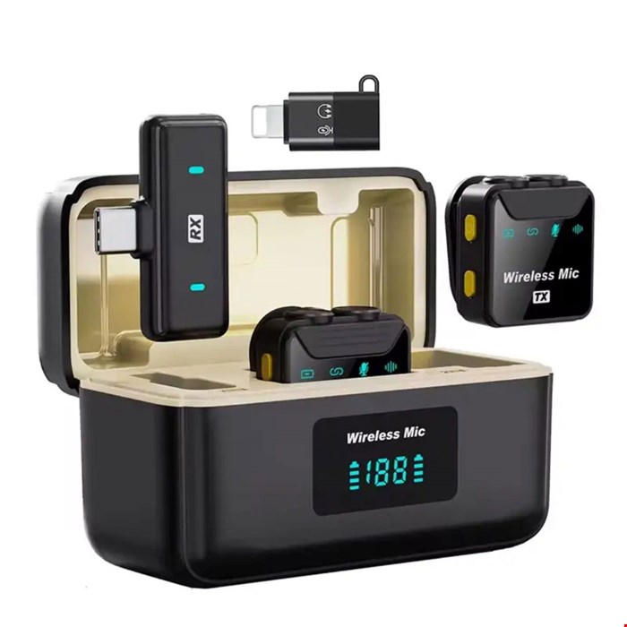 میکروفون یقه ای SX23 دو کاربره بیسیم