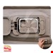 تشک بادی یک نفره به همراه پمپ باد شارژی سایز 100x190x40