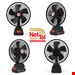 پنکه شارژی 24 ولت گردان دو باطری مدل FAN LITHIUM 3PIN