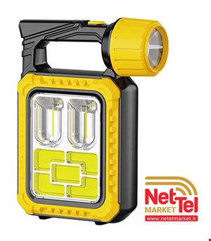 چراغ قوه خورشیدی و پاور بانک Hurry Bolt مدل HB-1516-5